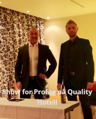 Julebordshow til Profag AS, Quality Hotell, Fredrikstad 2018.